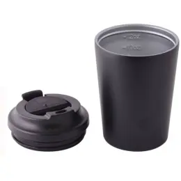 Stealth 350ml Coffee Cup Black Open